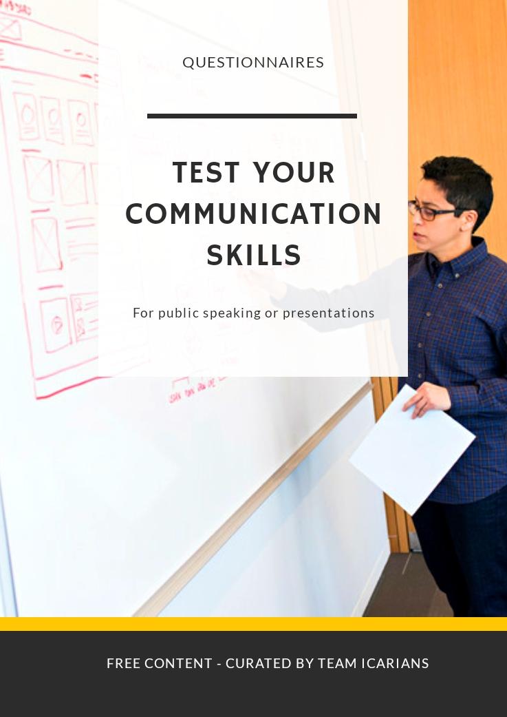 Communication Skills - Questionnaire